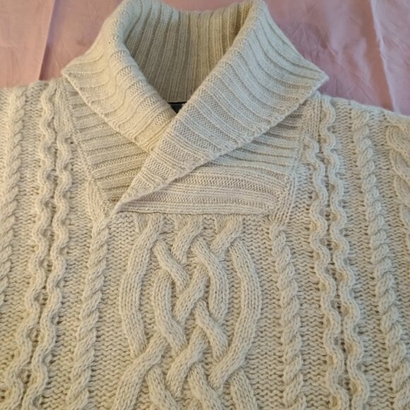 NWOT Loft604 Creative Frame Of Mind Men Large Heavy 100% Wool Sweater Turtleneck - Picture 3 of 7